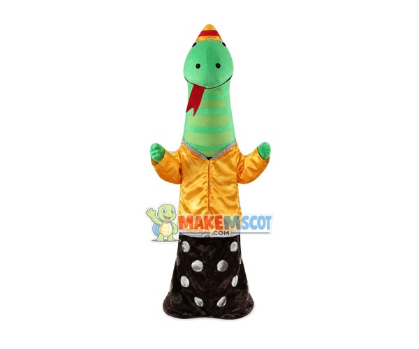 Green Snake Mascot Costume Outfit Green Snake Mascot Costume Outfit