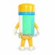 Colored Pencil with Eraser Mascot Costume Colored Pencil with Eraser Mascot Costume