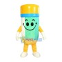 Colored Pencil with Eraser Mascot Costume