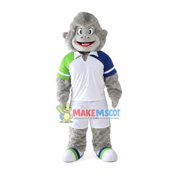 Grey Apes In The Sport Set Mascot Costume Grey Apes In The Sport Set Mascot Costume