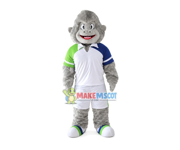 Grey Apes In The Sport Set Mascot Costume Grey Apes In The Sport Set Mascot Costume
