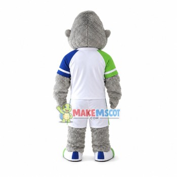 Grey Apes In The Sport Set Mascot Costume Grey Apes In The Sport Set Mascot Costume