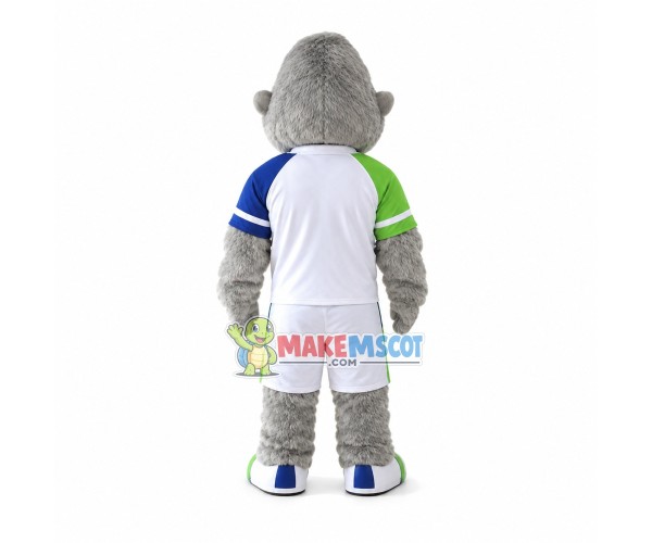Grey Apes In The Sport Set Mascot Costume Grey Apes In The Sport Set Mascot Costume