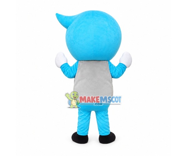 Light Blue Cartoon Eyeball Mascot Costume Light Blue Cartoon Eyeball Mascot Costume