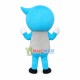 Light Blue Cartoon Eyeball Mascot Costume Light Blue Cartoon Eyeball Mascot Costume