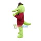 Detective Crocodile Mascot Costume Detective Crocodile Mascot Costume