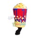 Full Carton Of Popcorn Mascot Costume Full Carton Of Popcorn Mascot Costume