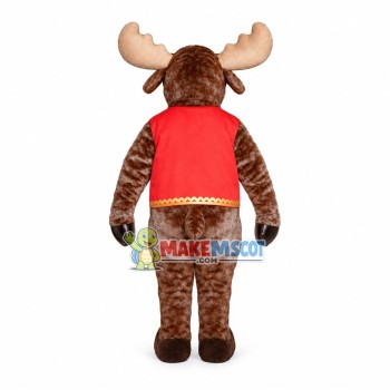 Moose Buddy Mascot Costume Moose Buddy Mascot Costume