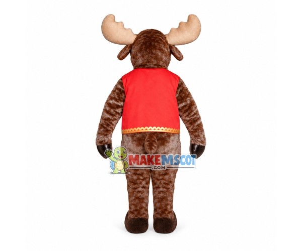 Moose Buddy Mascot Costume