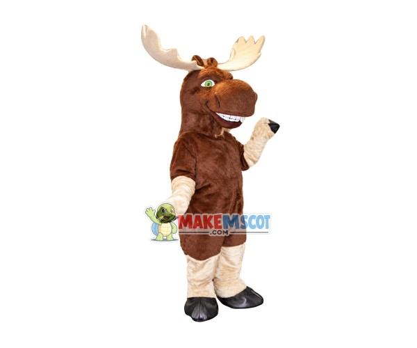 Adult Hale Reindeer Mascot Costume