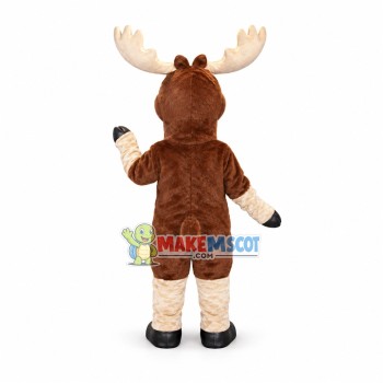 Adult Hale Reindeer Mascot Costume Adult Hale Reindeer Mascot Costume