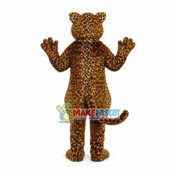 Stable Leopard Adult Mascot Costume Stable Leopard Adult Mascot Costume