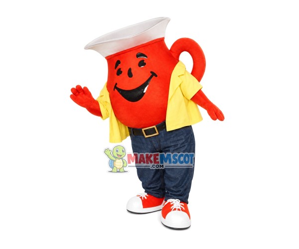 Clay Tea Cup Mascot Cartoon Costume Clay Tea Cup Mascot Cartoon Costume
