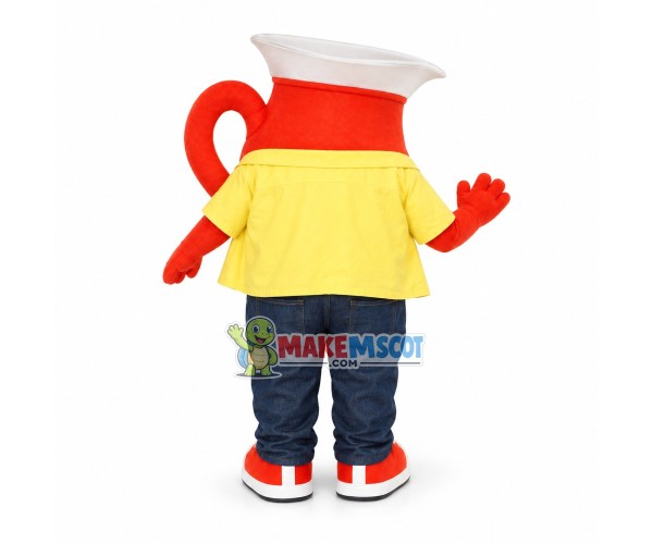 Clay Tea Cup Mascot Cartoon Costume Clay Tea Cup Mascot Cartoon Costume