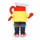 Clay Tea Cup Mascot Cartoon Costume Clay Tea Cup Mascot Cartoon Costume
