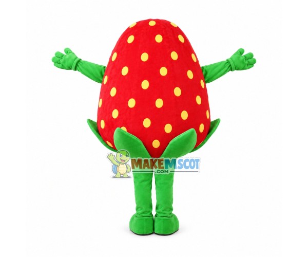 Fresh Big Strawberry Mascot Costume