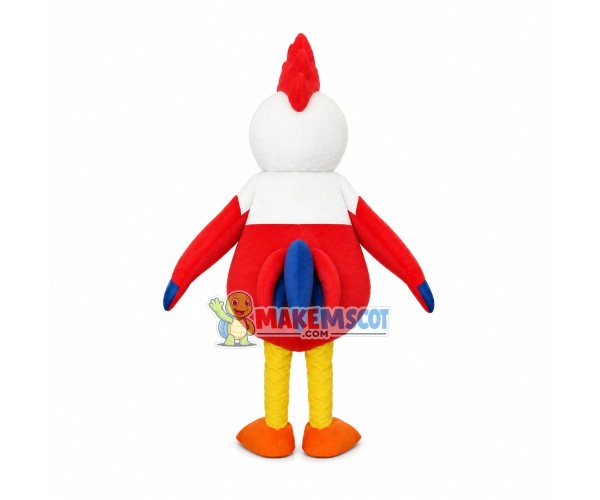 Lively Red Chicken Mascot Costume Lively Red Chicken Mascot Costume