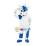 Cute Blue Cow Mascot Costume