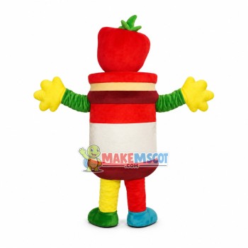 Chili Sauce Glass Jar Mascot Costume