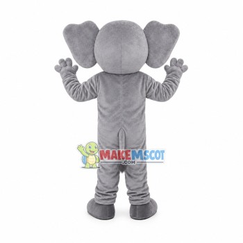 Gray Elephant Mascot Teenage Costume Gray Elephant Mascot Teenage Costume