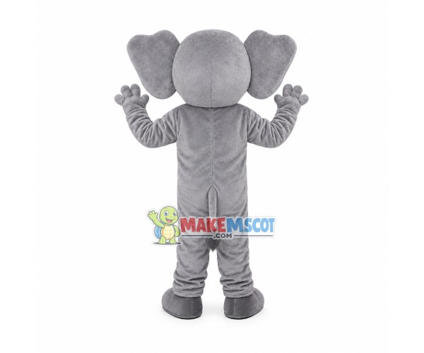 Gray Elephant Mascot Teenage Costume Gray Elephant Mascot Teenage Costume