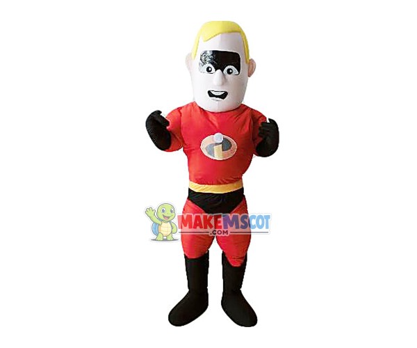 Mr Incredible Bob Cartoon Mascot Costume