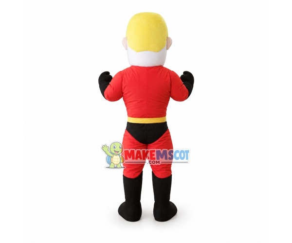 Mr Incredible Bob Cartoon Mascot Costume