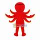 Bib Red Octopus Mascot Costume