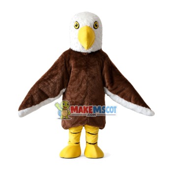 Brown Eagle Mascot Costume Brown Eagle Mascot Costume