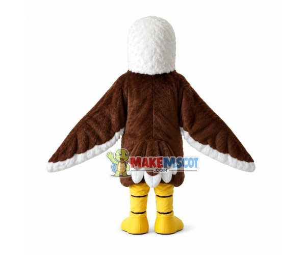Brown Eagle Mascot Costume Brown Eagle Mascot Costume