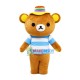 Rilakkuma In Striped Hat Mascot Costume Rilakkuma In Striped Hat Mascot Costume