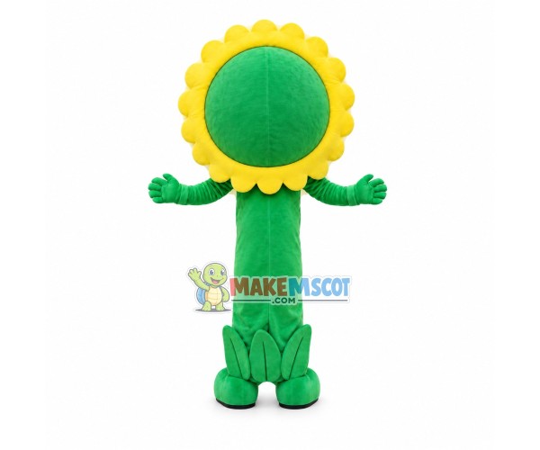 Smile Bright Sunflower Mascot Costume Smile Bright Sunflower Mascot Costume