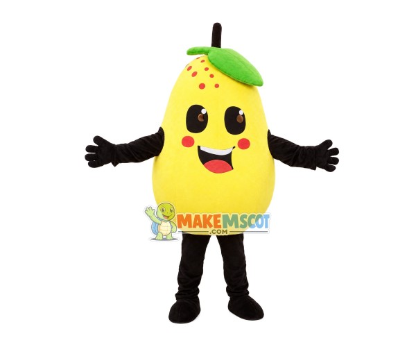 Watery Fragrant Pear Mascot Costume Watery Fragrant Pear Mascot Costume