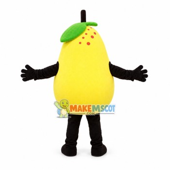 Watery Fragrant Pear Mascot Costume Watery Fragrant Pear Mascot Costume