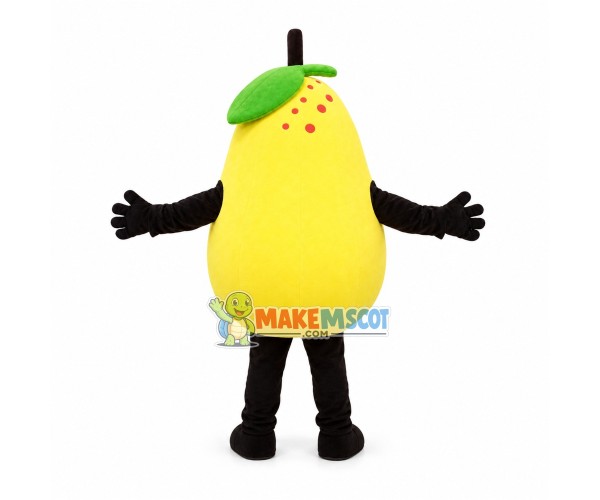 Watery Fragrant Pear Mascot Costume Watery Fragrant Pear Mascot Costume