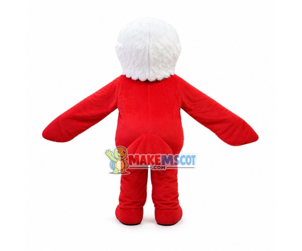 Second Version Red Eagle Mascot Costume Second Version Red Eagle Mascot Costume