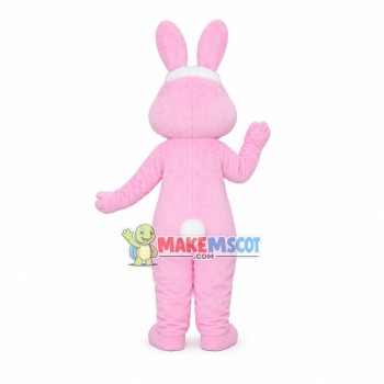 Festive Pink Little Rabbit Mascot Costume Festive Pink Little Rabbit Mascot Costume
