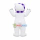 Crazy Bear Wrapped In Scarf Mascot Costume
