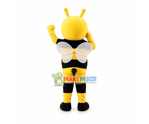 Round Little Mouth Bee Mascot Costume Round Little Mouth Bee Mascot Costume