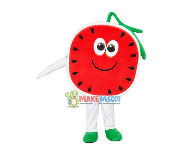 Cut Open Half Of Watermelon Mascot Costume Cut Open Half Of Watermelon Mascot Costume