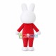 Shy Red Button Bunny Mascot Costume Shy Red Button Bunny Mascot Costume