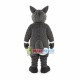 Full-bodied Gray Wolf Mascot Costume Full-bodied Gray Wolf Mascot Costume