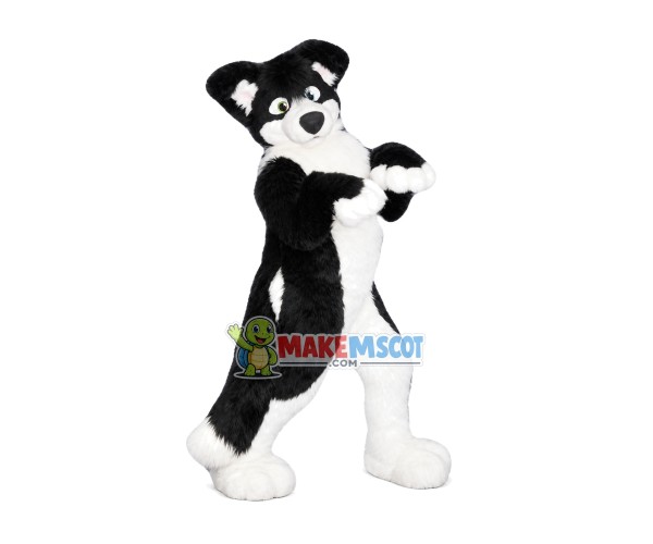 Loyal Shaggy Husky Dog Mascot Costume Loyal Shaggy Husky Dog Mascot Costume