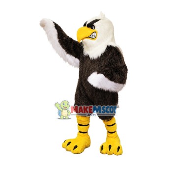 Gnashing Eagle Long Wool Mascot Costume Gnashing Eagle Long Wool Mascot Costume