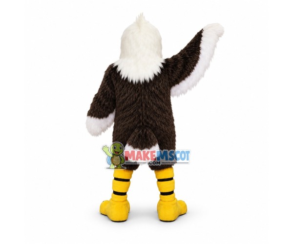 Gnashing Eagle Long Wool Mascot Costume Gnashing Eagle Long Wool Mascot Costume