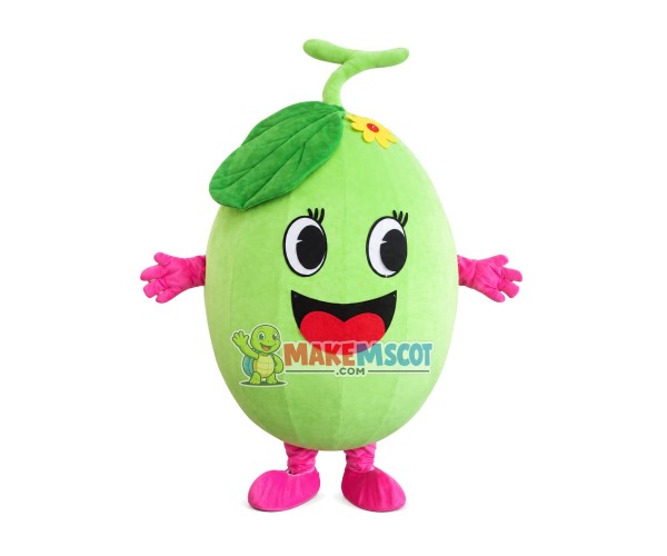 Freshly Picked Honeydew Mascot Costume Freshly Picked Honeydew Mascot Costume