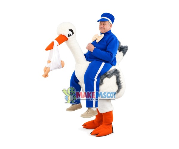 Pelican Artificial Leg Mascot Costume Pelican Artificial Leg Mascot Costume