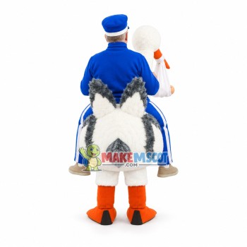 Pelican Artificial Leg Mascot Costume Pelican Artificial Leg Mascot Costume