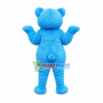 Whole Body Blue Bear Soft Mascot Costume Whole Body Blue Bear Soft Mascot Costume