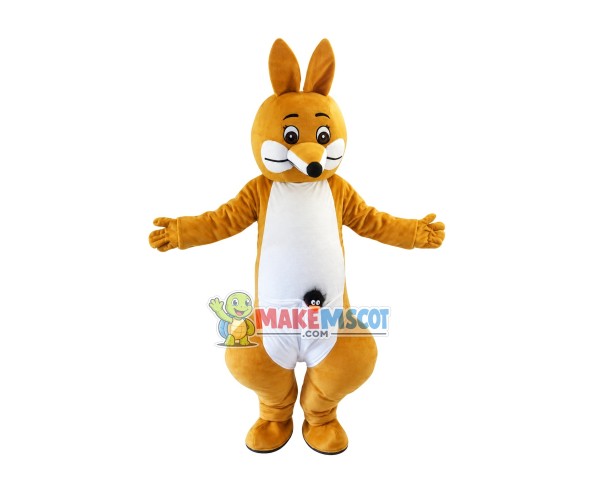 Kangaroo Mother With Baby Mascot Costume Kangaroo Mother With Baby Mascot Costume